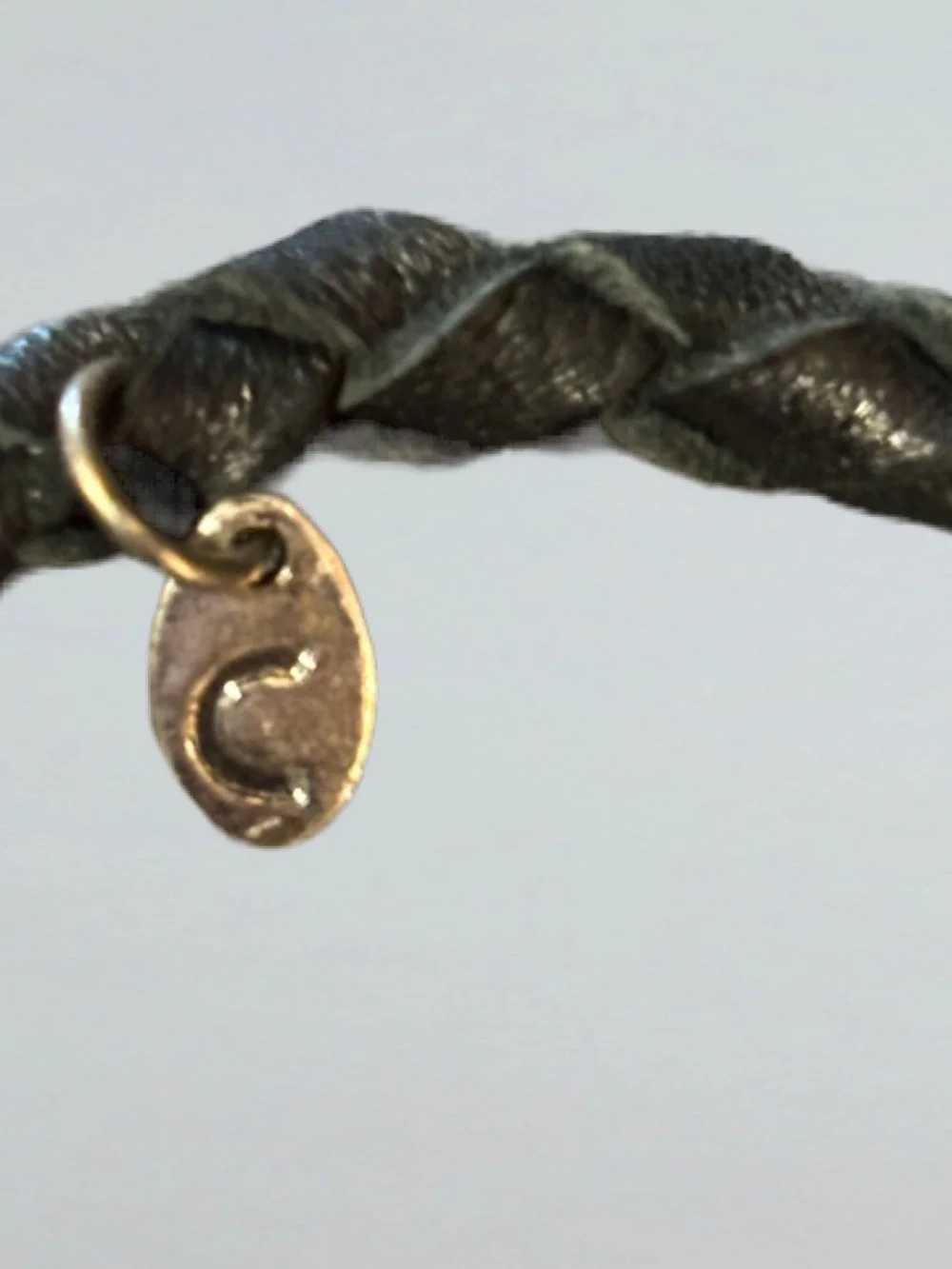 Classics 77 Plated Black Braided Bracelet